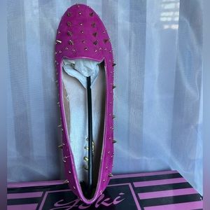Yoki Pink Studded Flats